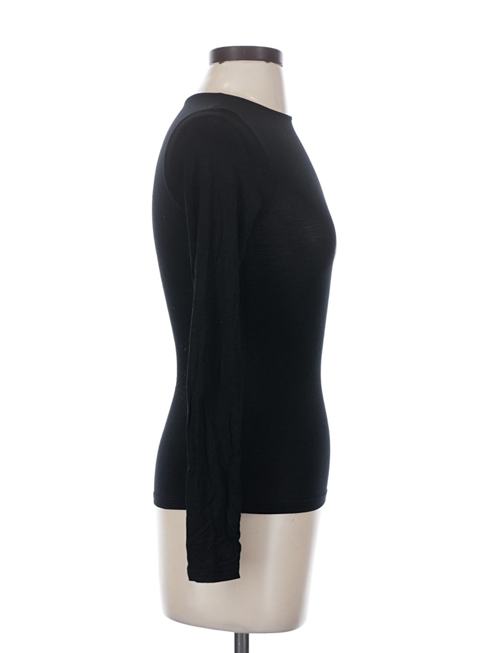 Joah Brown Black Long Sleeve Modal Top - Picture 4 of 8